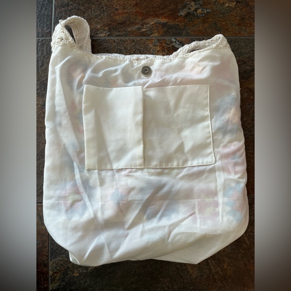 Granny square crochet flower pattern patchwork boho hippie lined bag/purse - Picture 5 of 11